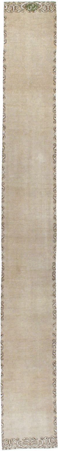 Vintage Persian Tabriz Runner, No.21855 - Staging