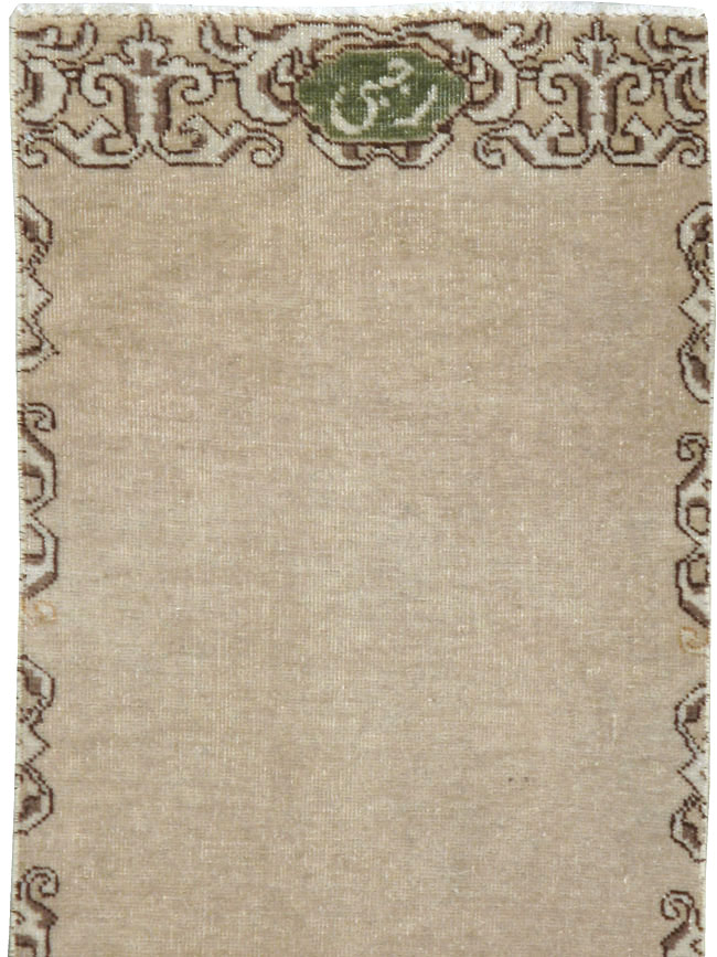 Vintage Persian Tabriz Runner, No.21855 - Staging