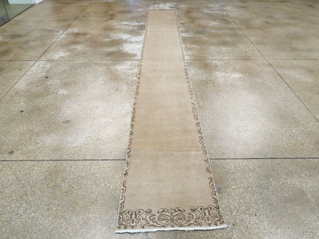 Vintage Persian Tabriz Runner, No.21855 - Staging