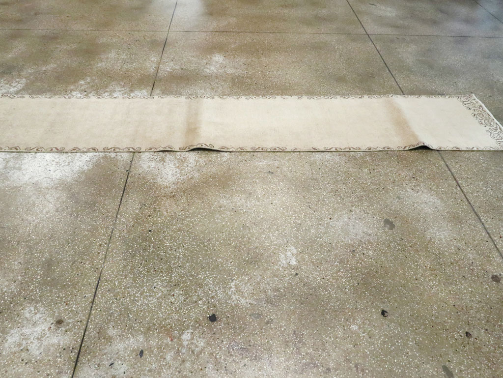 Vintage Persian Tabriz Runner, No.21855 - Staging