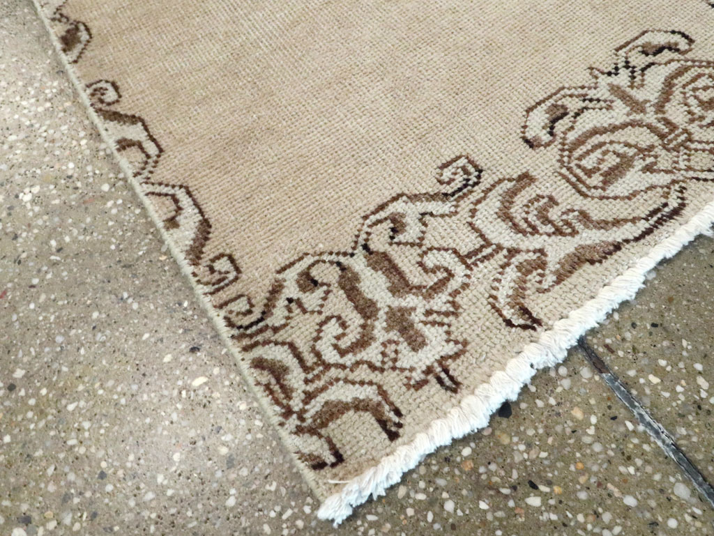 Vintage Persian Tabriz Runner, No.21855 - Staging