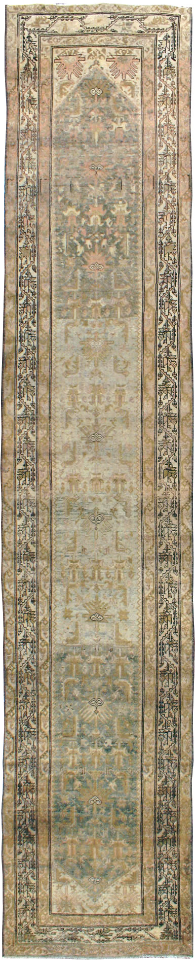 Vintage Persian Malayer Runner, No.21859 - Staging