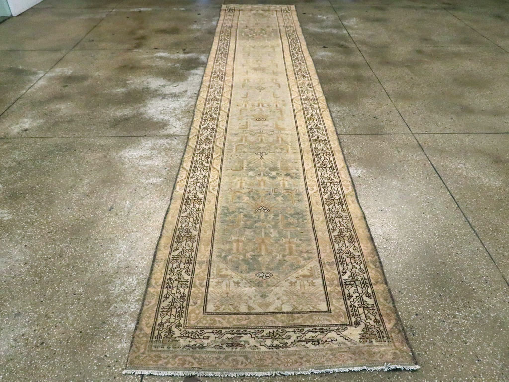 Vintage Persian Malayer Runner, No.21859 - Staging