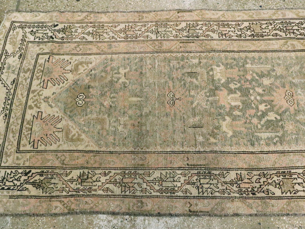 Vintage Persian Malayer Runner, No.21859 - Staging
