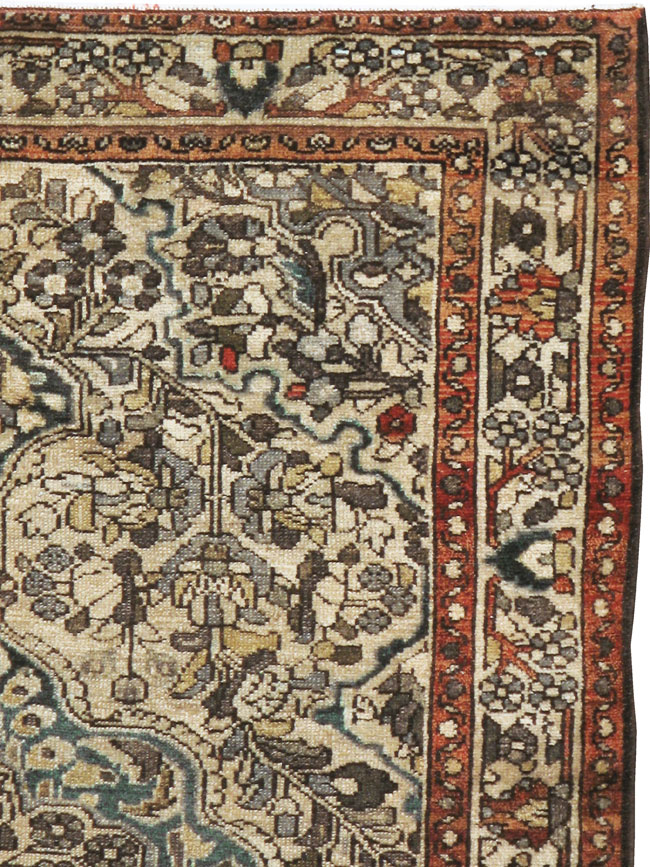 Antique Persian Malayer Rug, No.21862 - Staging