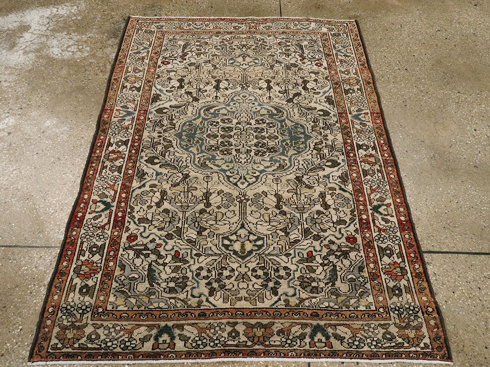 Antique Persian Malayer Rug, No.21862 - Staging