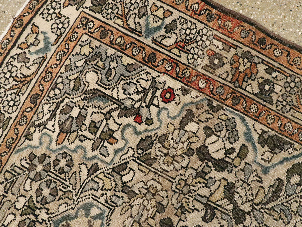 Antique Persian Malayer Rug, No.21862 - Staging