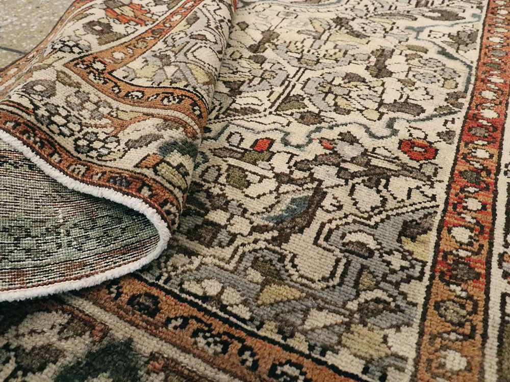 Antique Persian Malayer Rug, No.21862 - Staging