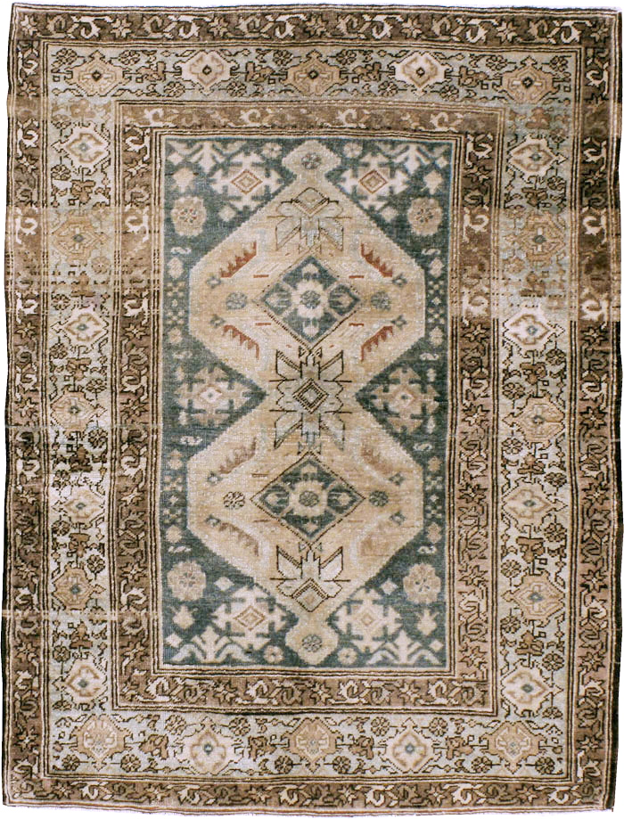 Vintage Persian Malayer Rug, No.21864 - Staging
