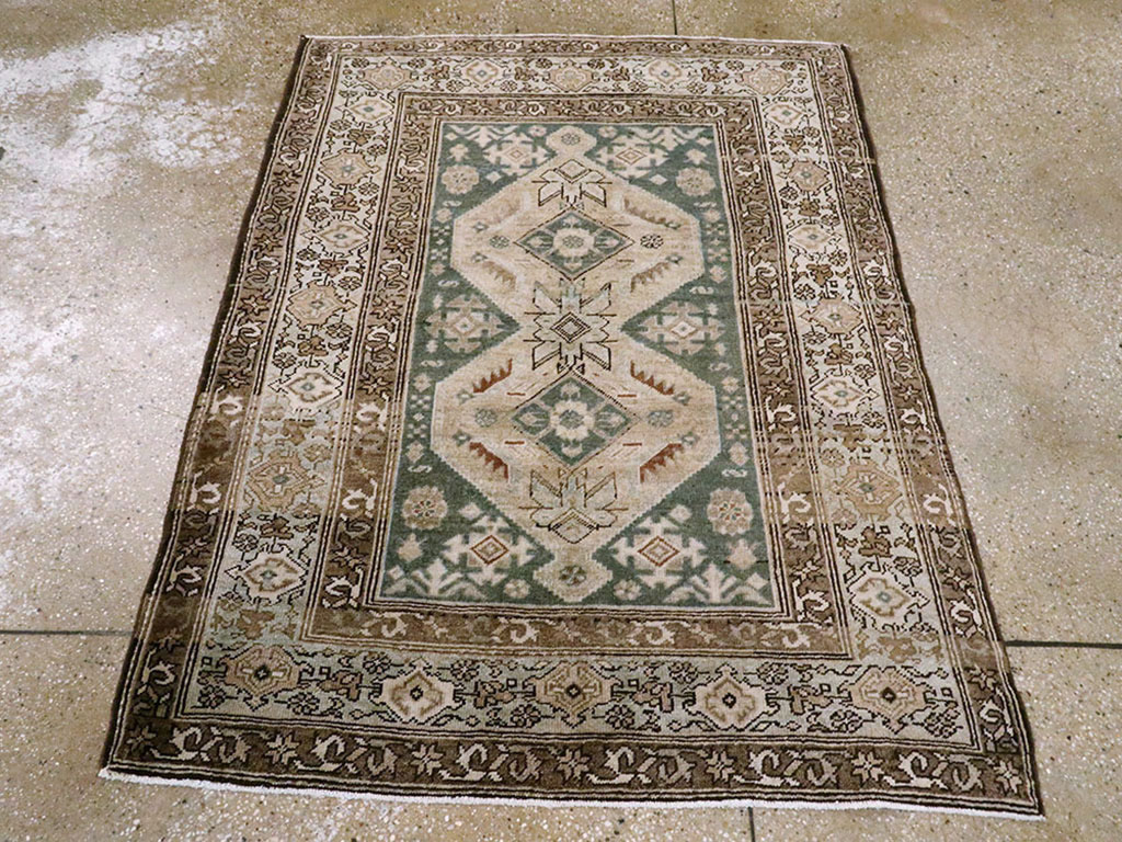 Vintage Persian Malayer Rug, No.21864 - Staging