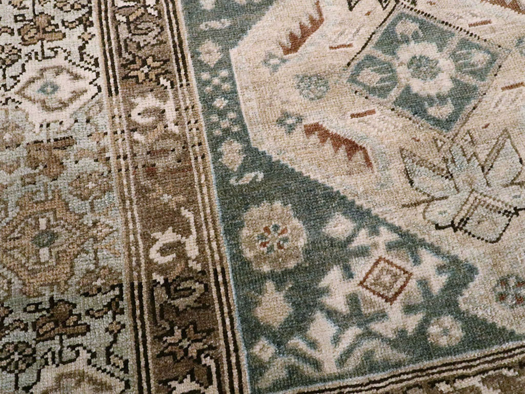 Vintage Persian Malayer Rug, No.21864 - Staging