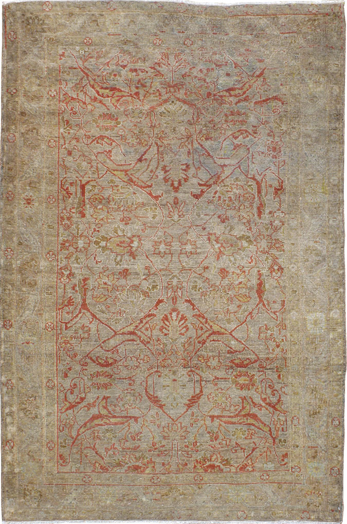 Vintage Persian Malayer Rug, No.21867 - Staging
