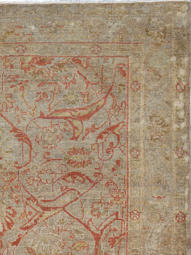 Vintage Persian Malayer Rug, No.21867 - Staging