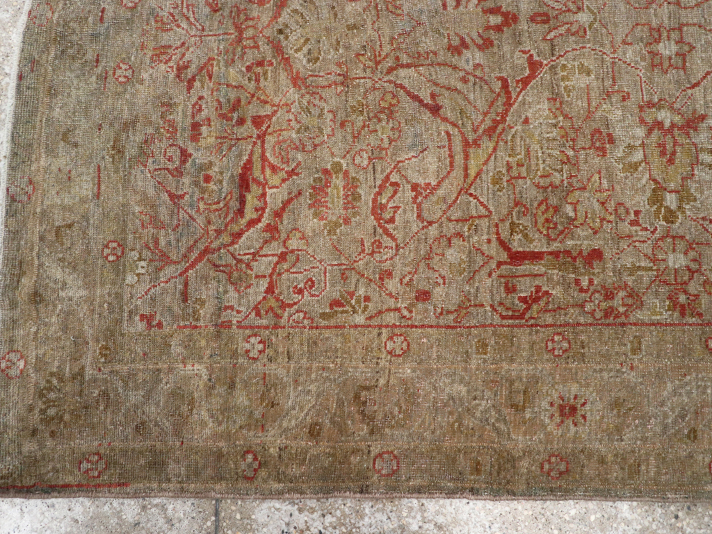 Vintage Persian Malayer Rug, No.21867 - Staging