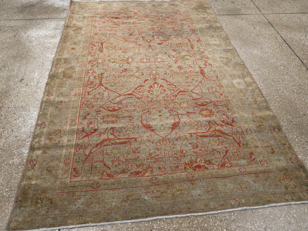 Vintage Persian Malayer Rug, No.21867 - Staging