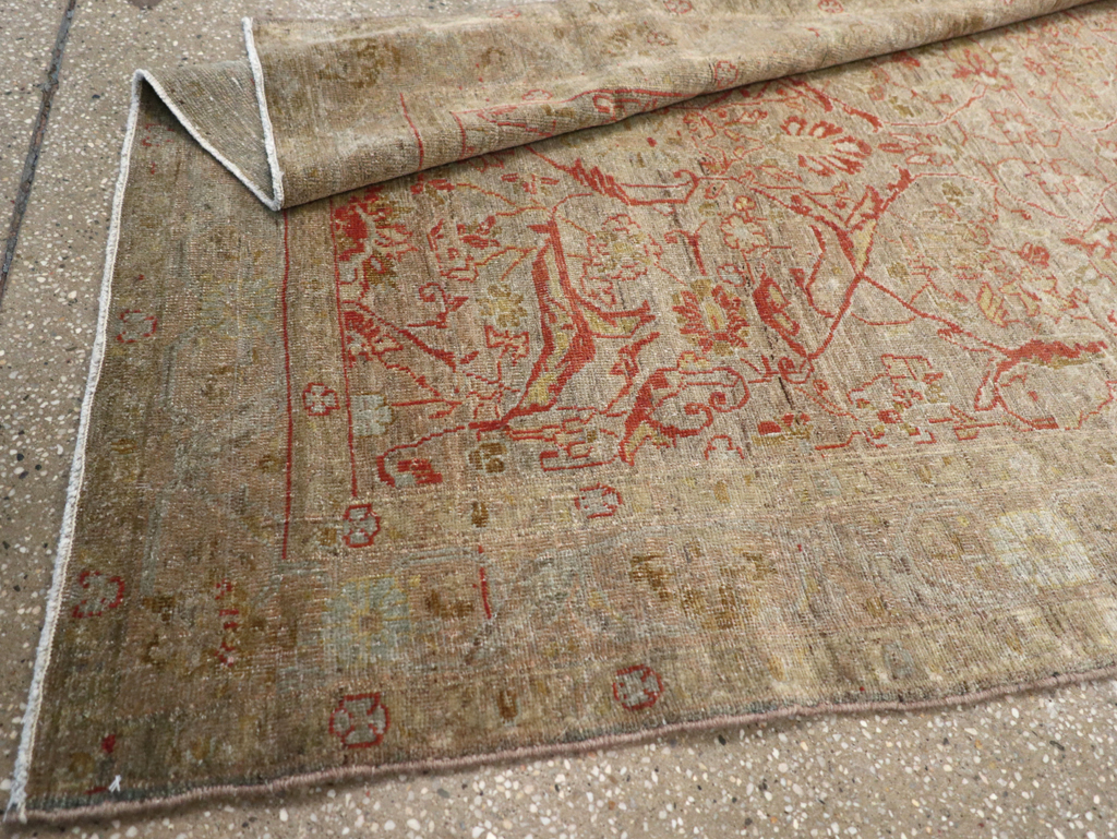 Vintage Persian Malayer Rug, No.21867 - Staging