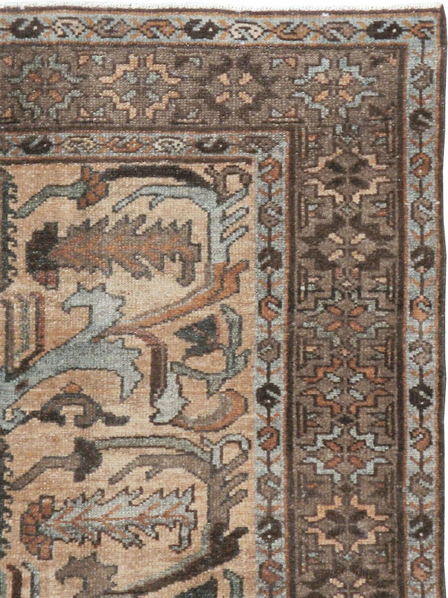Vintage Persian Malayer Rug, No.21868 - Staging
