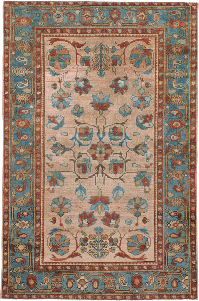 Vintage Persian Malayer Rug, No.21869 - Staging