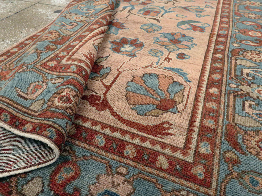 Vintage Persian Malayer Rug, No.21869 - Staging