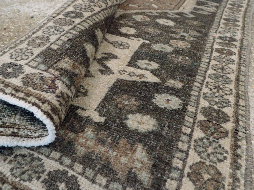 Vintage Persian Karajeh Throw Rug, No.21872 - Staging