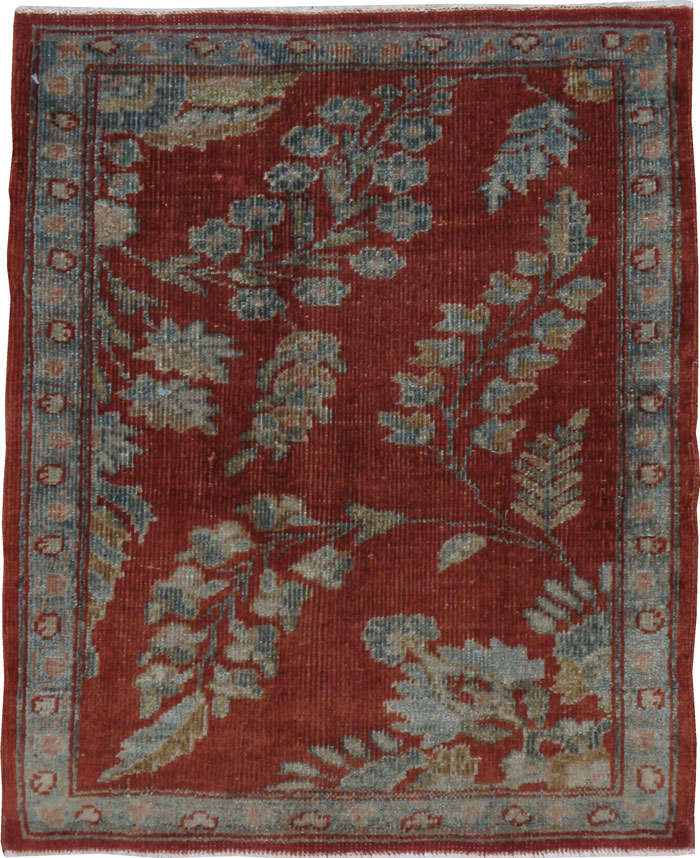 Antique Persian Mahal Sampler Rug, No.21873 - Staging