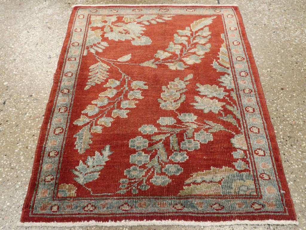 Antique Persian Mahal Sampler Rug, No.21873 - Staging