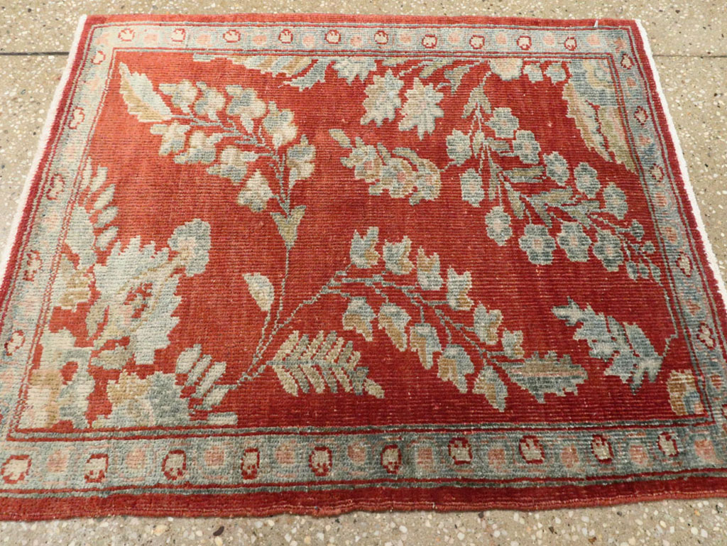 Antique Persian Mahal Sampler Rug, No.21873 - Staging