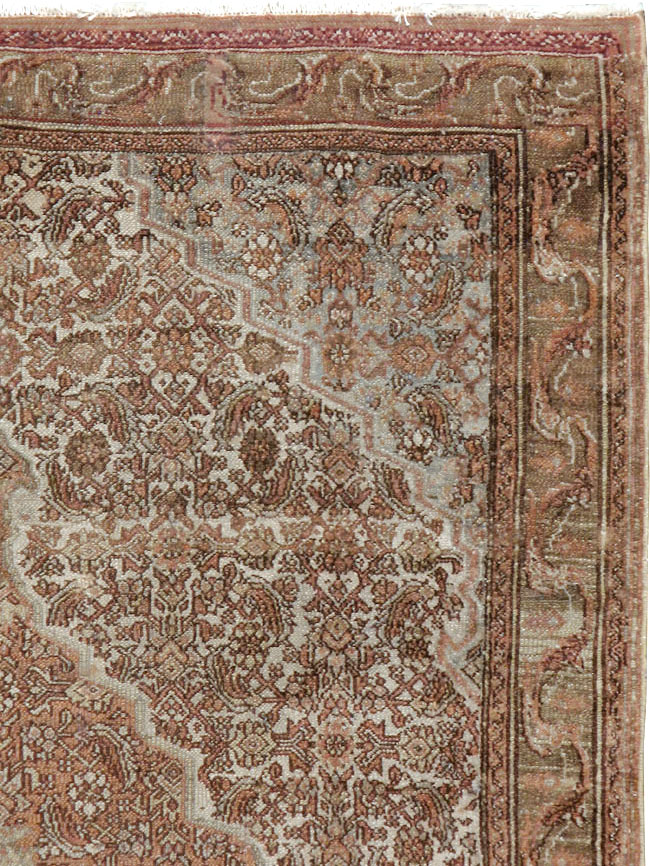 Antique Persian Bibikabad Rug, No.21874 - Staging