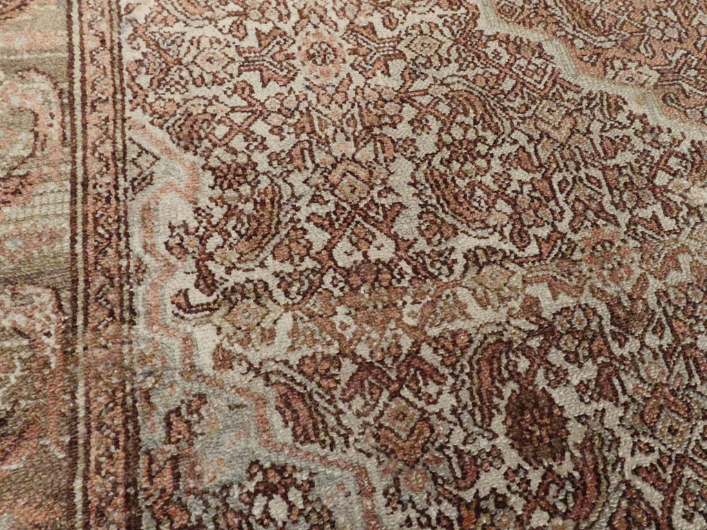 Antique Persian Bibikabad Rug, No.21874 - Staging