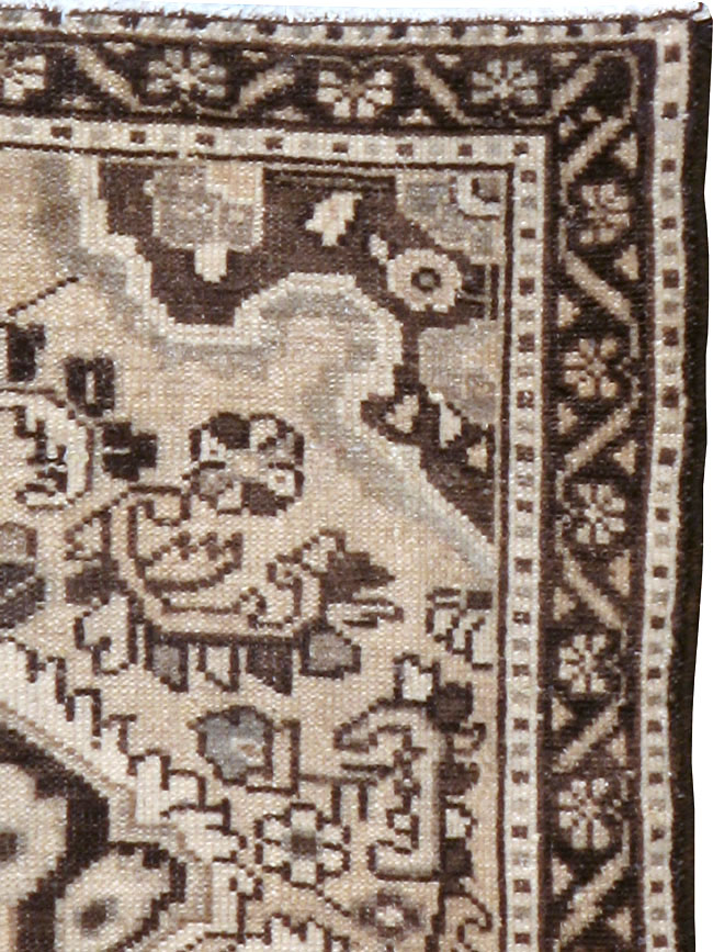 Vintage Persian Malayer Rug, No.21875 - Staging