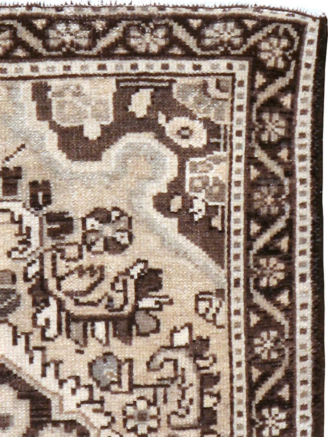 Vintage Persian Malayer Rug, No.21875 - Staging