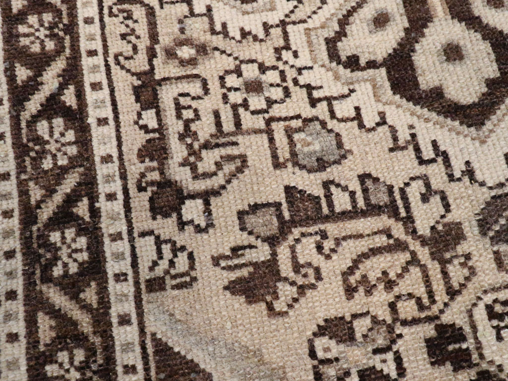 Vintage Persian Malayer Rug, No.21875 - Staging