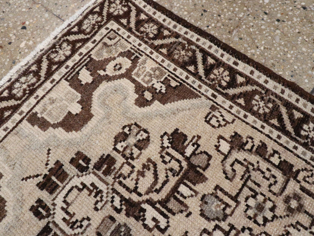 Vintage Persian Malayer Rug, No.21875 - Staging