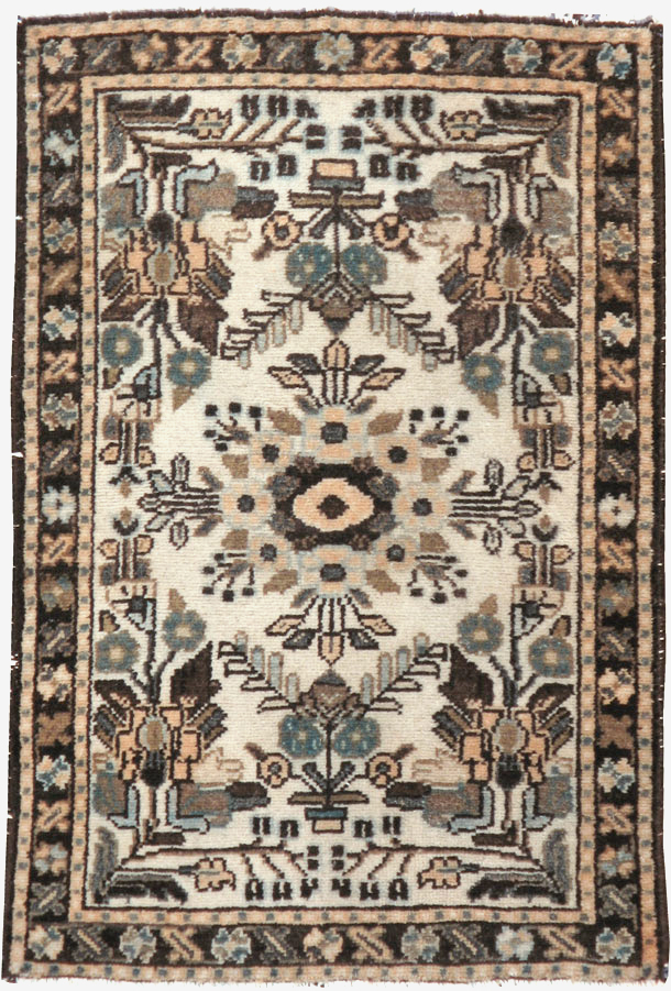 Vintage Persian Malayer Rug, No.21876 - Staging
