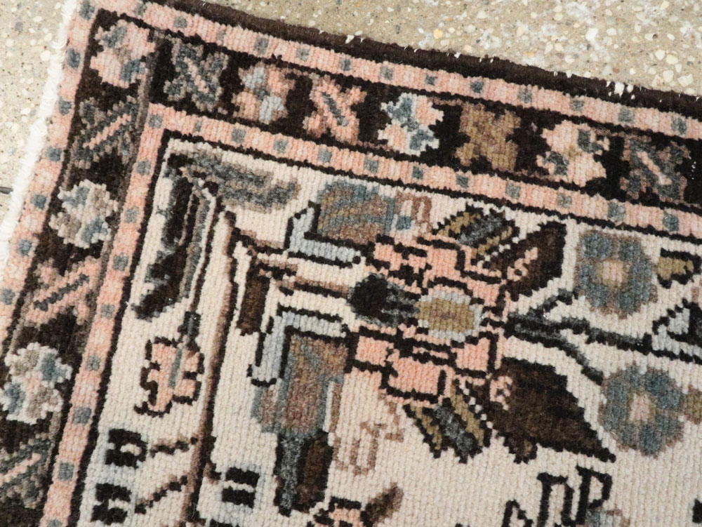 Vintage Persian Malayer Rug, No.21876 - Staging