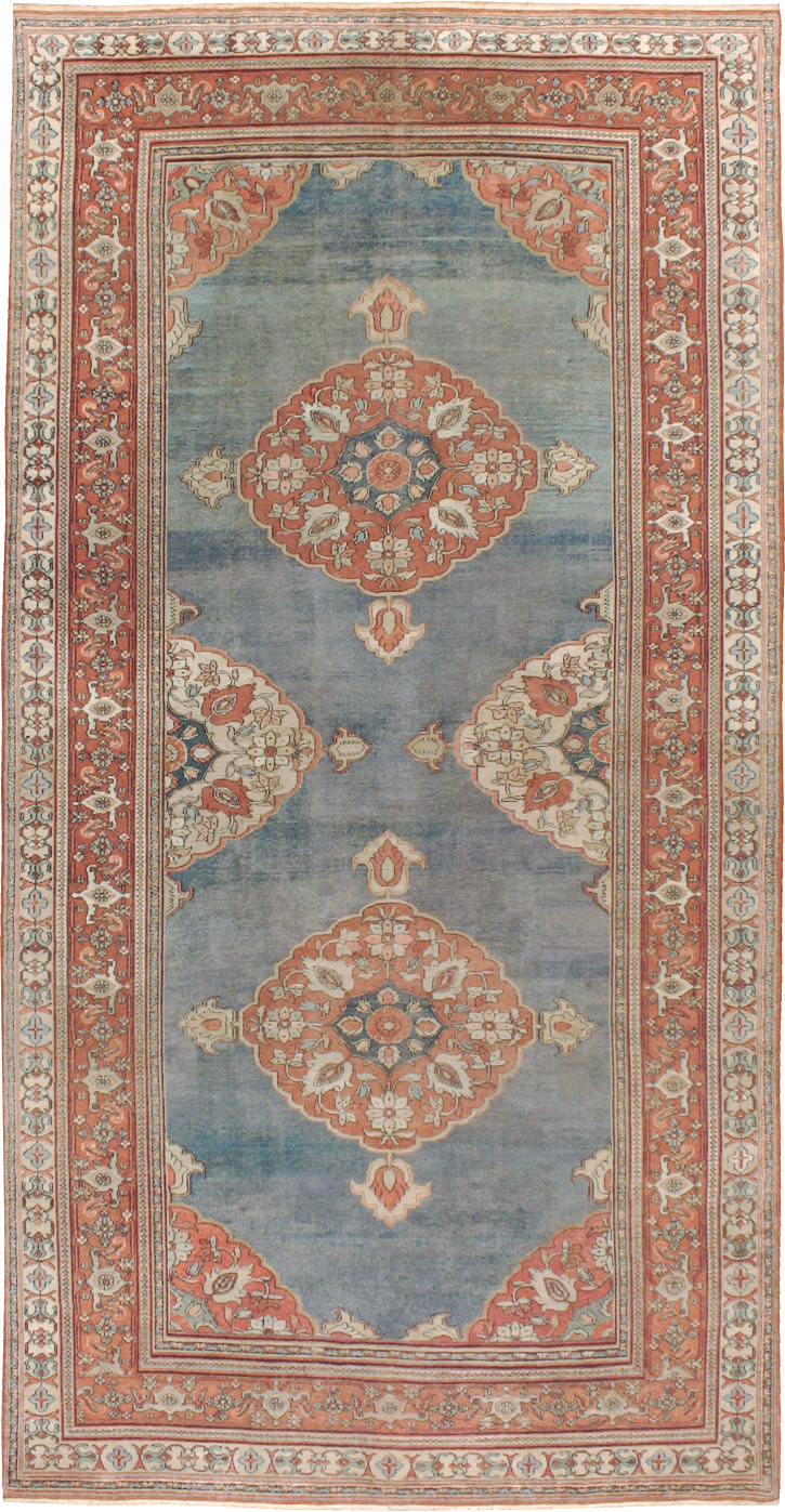 Antique Persian Dorokhsh Carpet, No.21886 - Staging