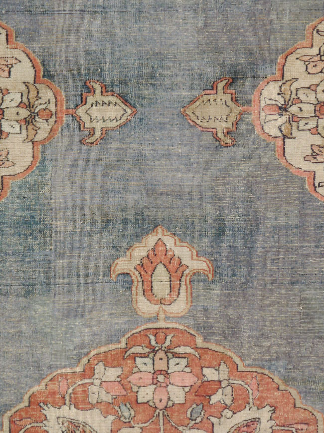 Antique Persian Dorokhsh Carpet, No.21886 - Staging