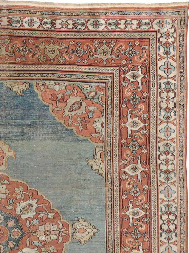 Antique Persian Dorokhsh Carpet, No.21886 - Staging