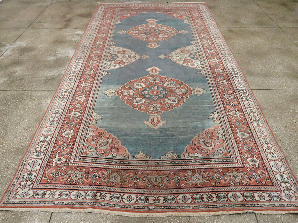 Antique Persian Dorokhsh Carpet, No.21886 - Staging