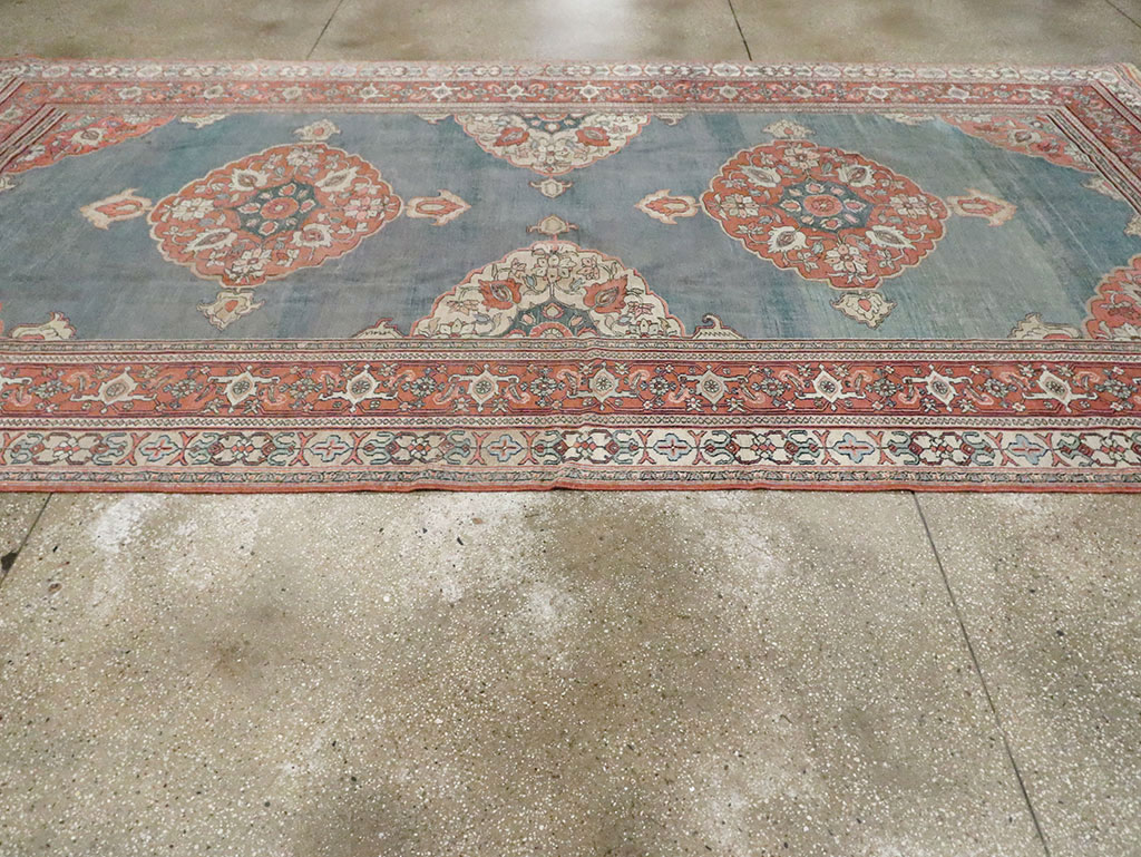 Antique Persian Dorokhsh Carpet, No.21886 - Staging