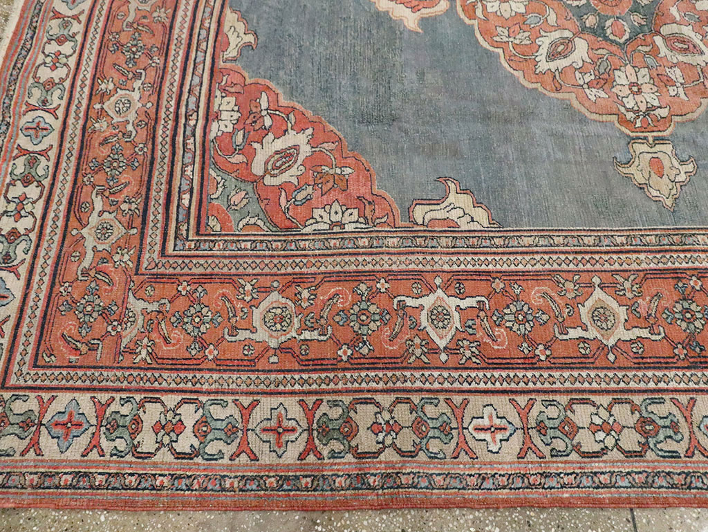 Antique Persian Dorokhsh Carpet, No.21886 - Staging