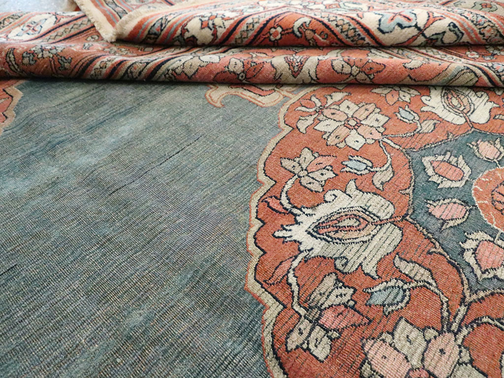 Antique Persian Dorokhsh Carpet, No.21886 - Staging