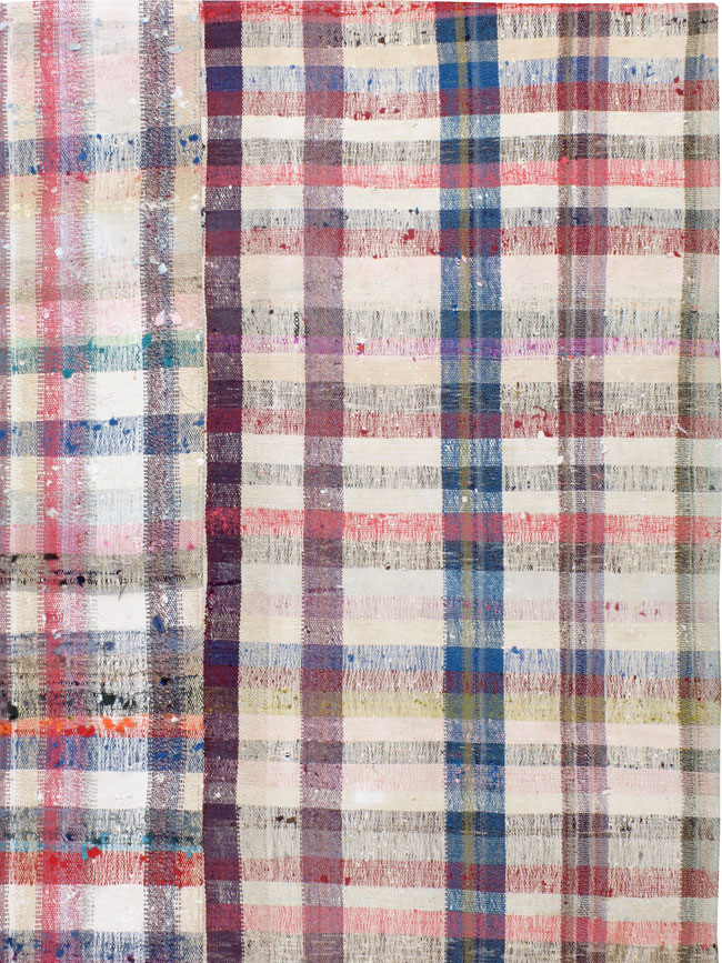 Vintage Turkish Flat-weave Kilim, No.21902 - Staging