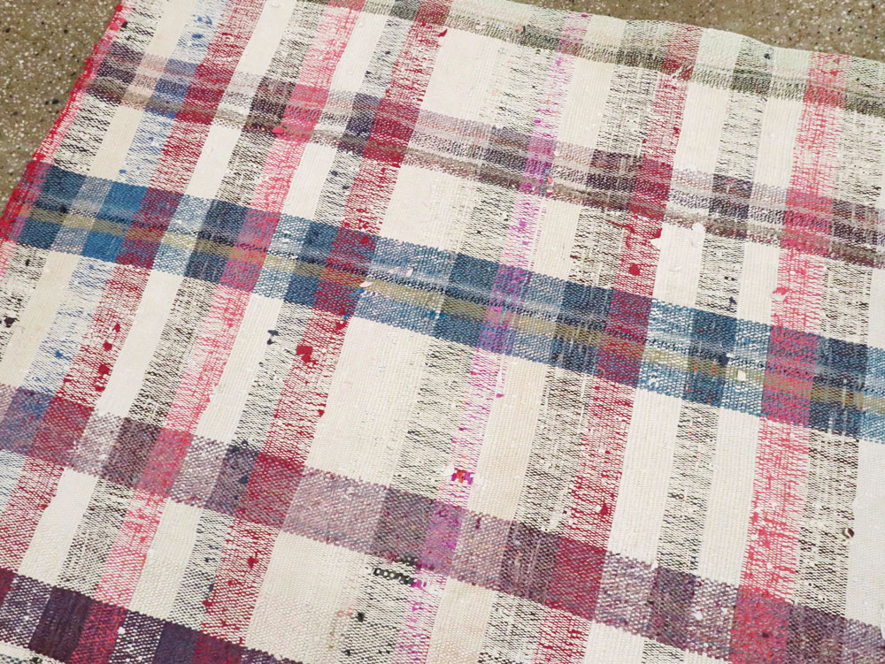 Vintage Turkish Flat-weave Kilim, No.21902 - Staging