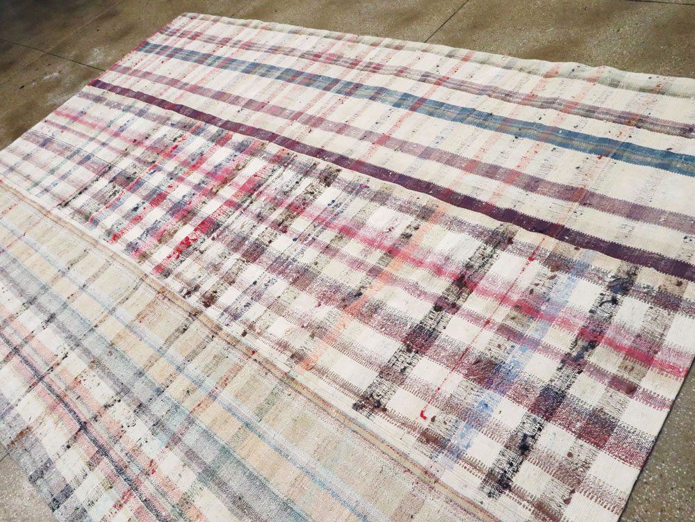 Vintage Turkish Flat-weave Kilim, No.21902 - Staging