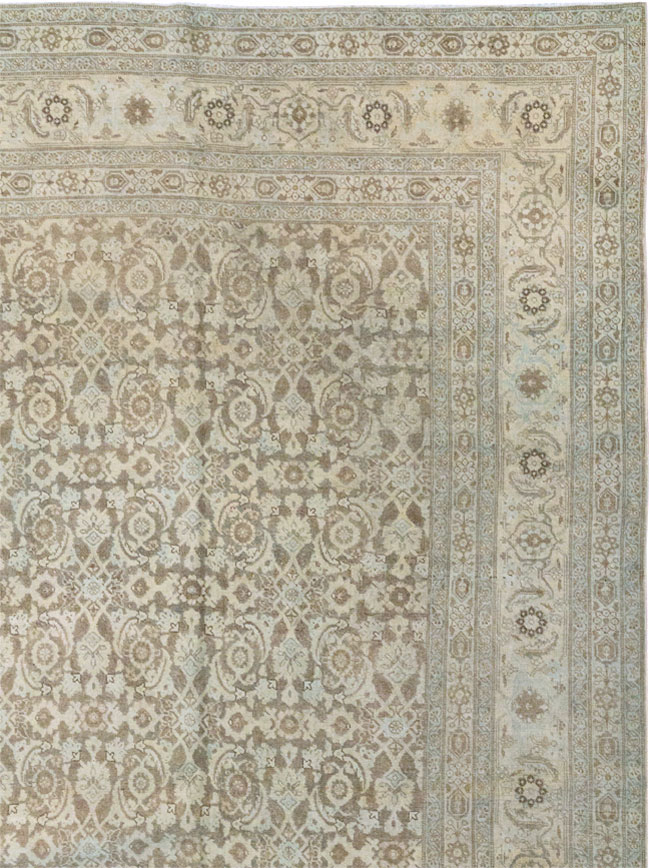 Antique Persian Tabriz Carpet, No.21910 - Staging