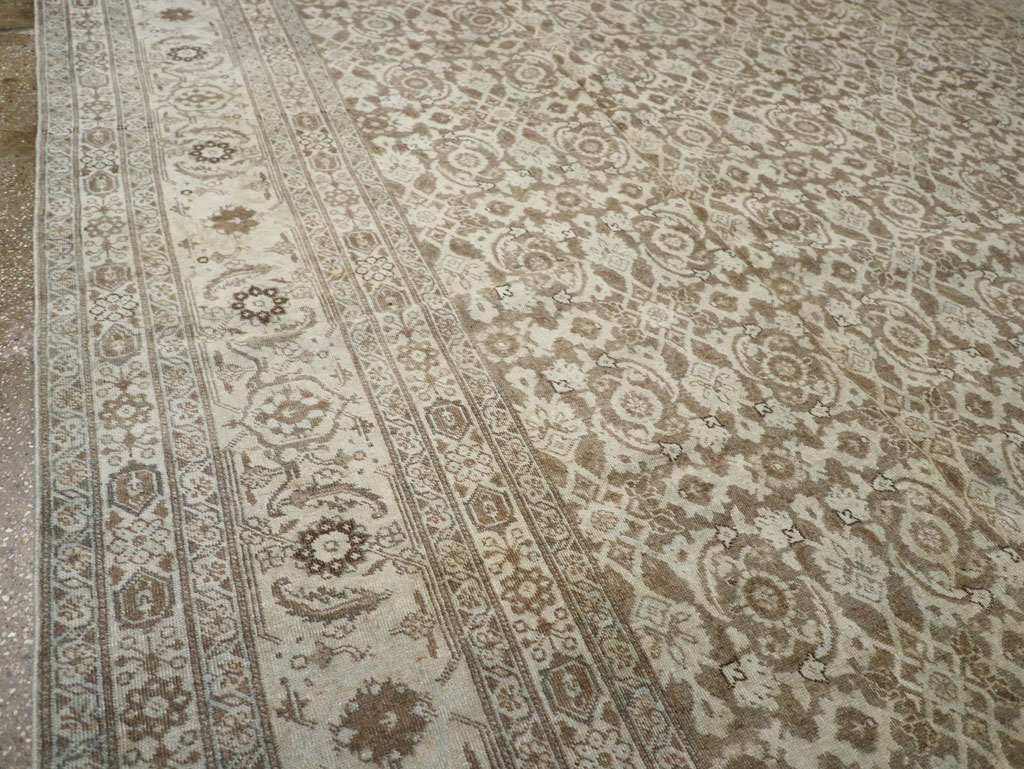 Antique Persian Tabriz Carpet, No.21910 - Staging