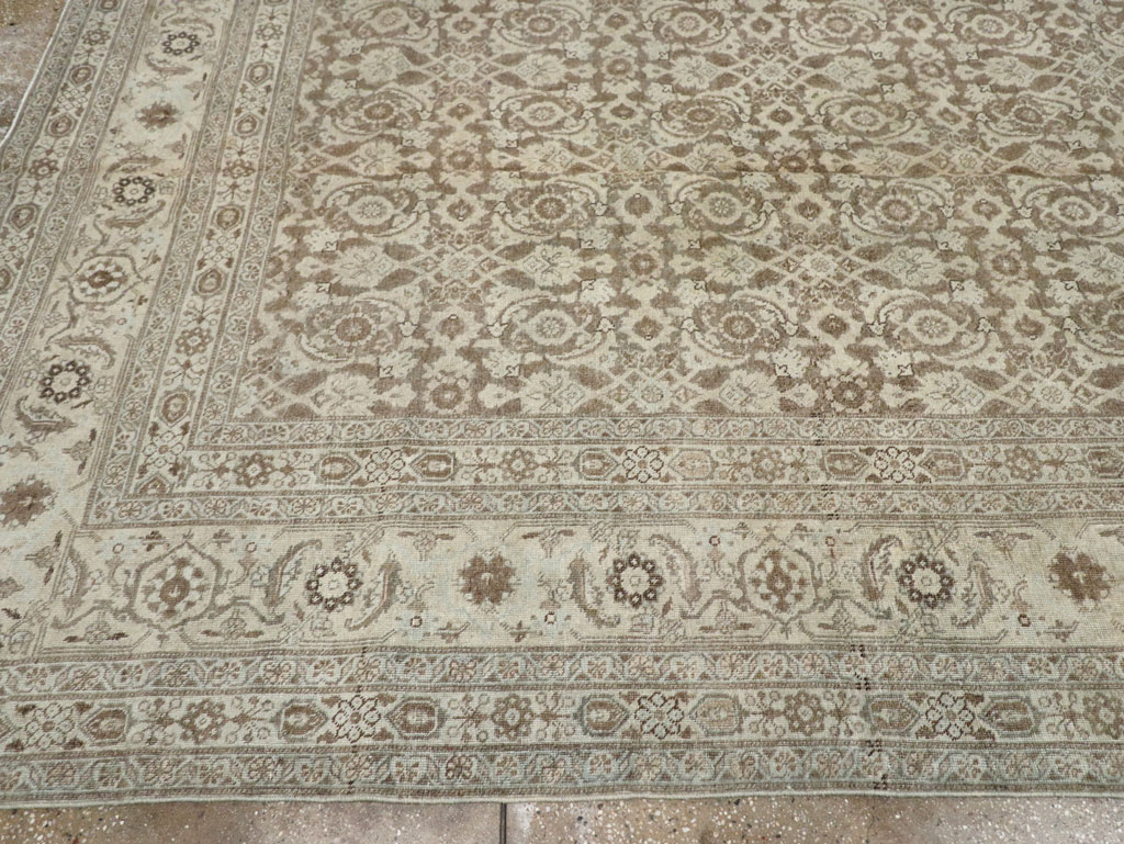 Antique Persian Tabriz Carpet, No.21910 - Staging