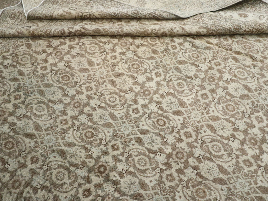 Antique Persian Tabriz Carpet, No.21910 - Staging