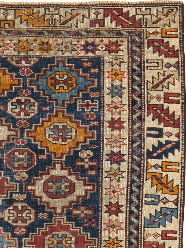 Antique Caucasian Shirvan Rug, No.21916 - Staging